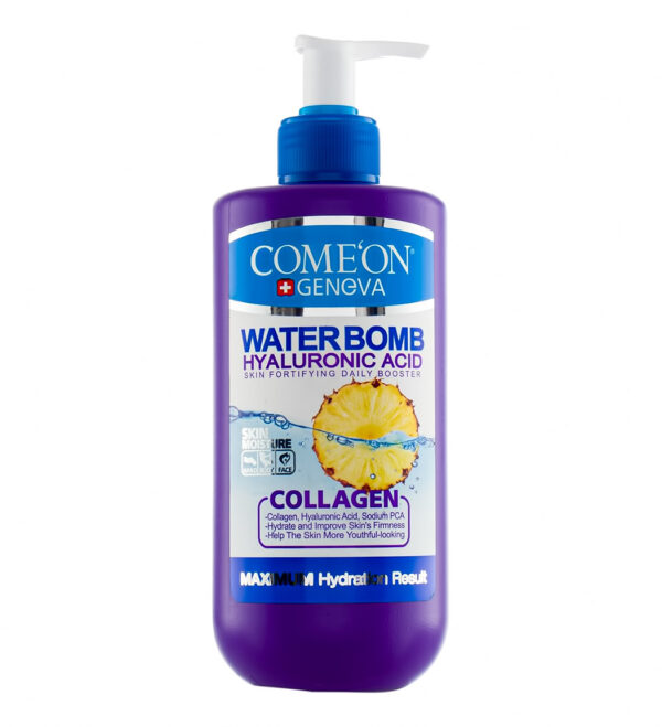 کرم آبرسان صورت کامان مدل Water Bomb حاوی هیالورونیک اسید و کلاژن - تصویر 1