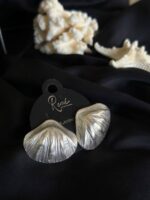 گوشواره استیل صدف