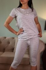 ست تیشرت و‌شلوارک‌تا زیر زانو   H&M