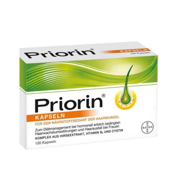 قرص تقویت مو ضد ریزش مو پریورین priorin - تصویر 2