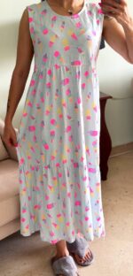پیراهن خانگی بلند H&M  اصل