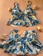 مایو زنانه دو تیکه هاوایی