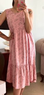 پیراهن خانگی بلند H&M  اصل - تصویر 2