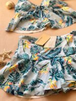 مایو زنانه دو تیکه هاوایی - تصویر 2