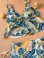 مایو زنانه دو تیکه هاوایی - تصویر 3