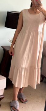 پیراهن خانگی بلند H&M  اصل - تصویر 3