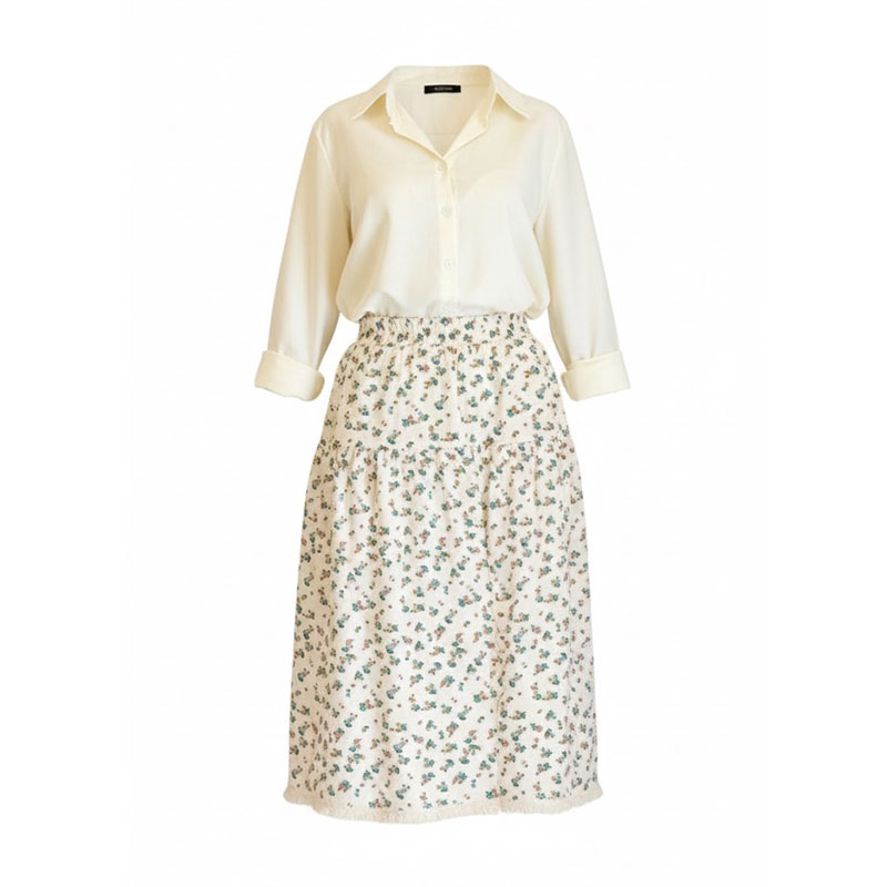 Untitled-1 دامن وارداتی بوهو کتان - تصویر 1